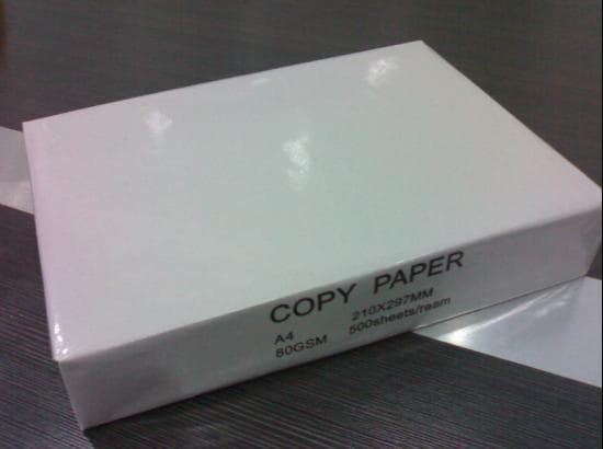 Thailand paper manufacturer a4 paper in 20ft container